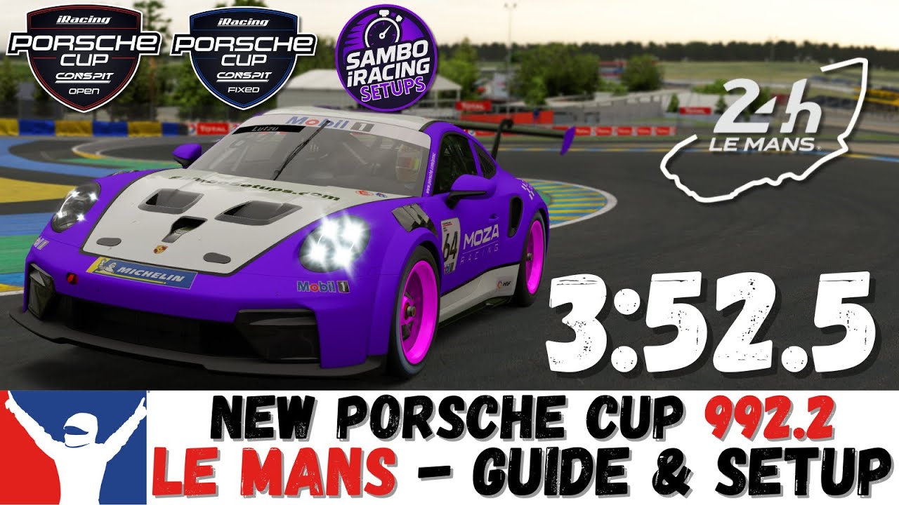 iRacing Porsche Cup Le Mans Guide 