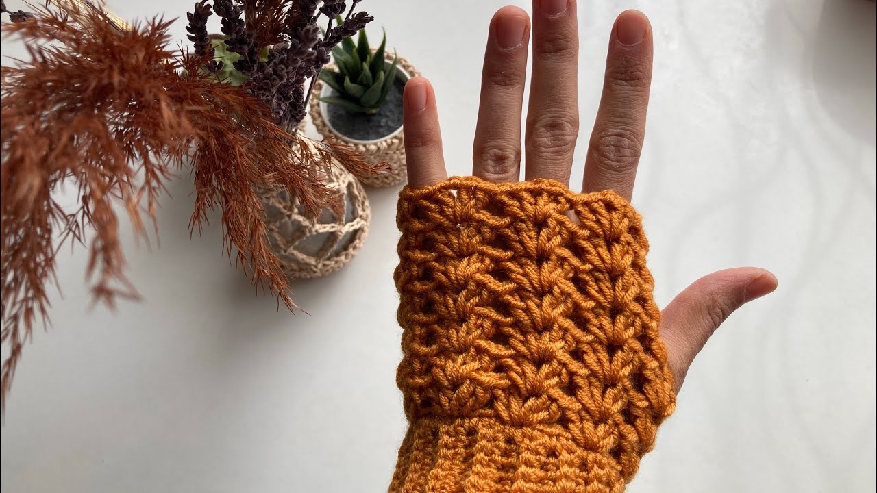 Örgü Yarım Eldiven