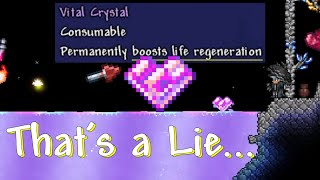 Vital Crystal in Terraria This shimmered item is overrated but it s not as good as you d think