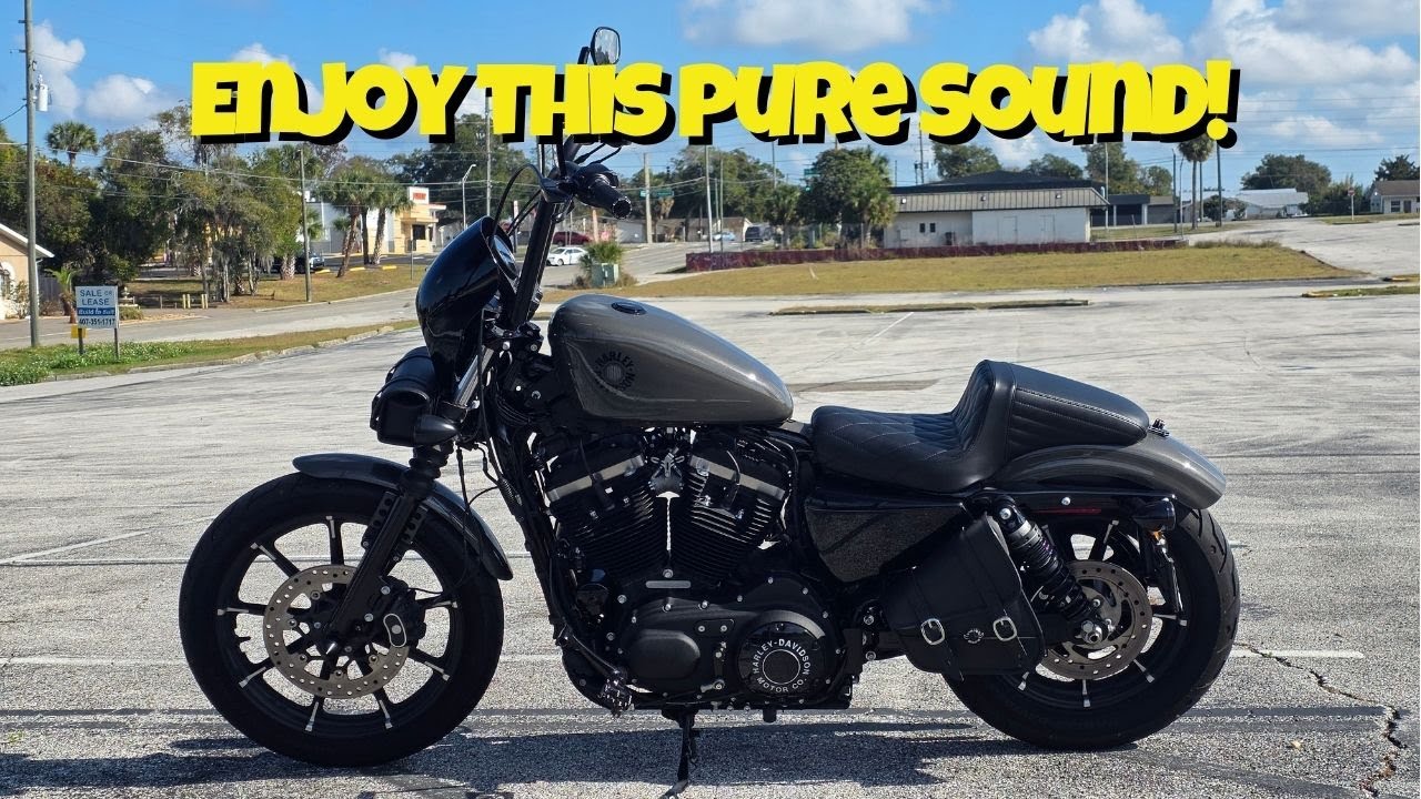 Pure Exhaust Sound | Iron 883 POV Ride w/ Vance & Hines