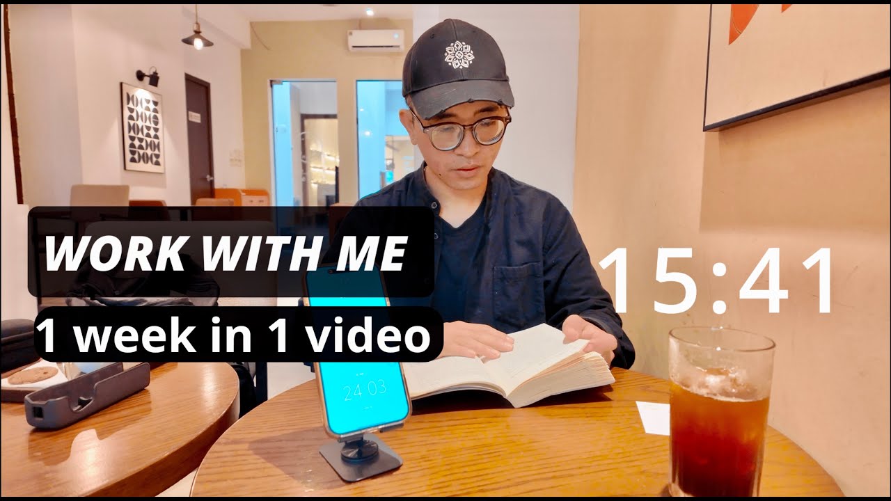 WORK WITH ME | 80 Minutes | 1 Week Work in Vlog - YouTube