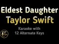 Taylor Swift Eldest Daughter Karaoke Instrumental Lower Higher Male Original Key mp3