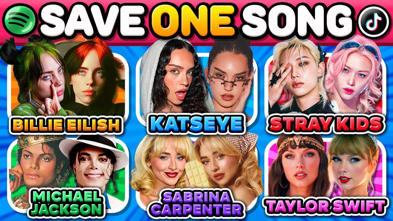 SAVE ONE SONG PER SINGER 🎶 Most Popular Singers (6 Songs Each One) | Music Quiz 2025