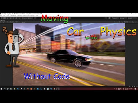Drag Race Car in unity without Coding (using Hinge Joint) || Working with Joints