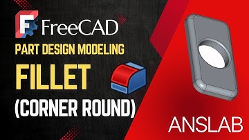 FreeCAD Fillet Modeling (corner round) Part Design Tutorial