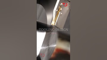 Tooling Design I Parting Grooving Tool l External Grooving Tool l #satisfying #cnctooling #cnc #cad