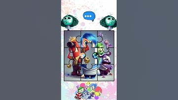 Which one is correct Inside out Sadness Solving Paper Craft Puzzle #insideout #insideout2