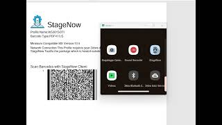 Zebra WS301 Application Install w/ StageNow