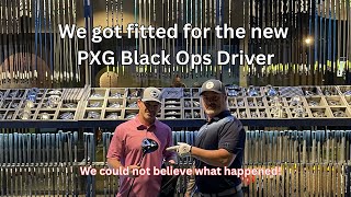 We got fitted for the new PXG Black Ops Driver! We could not believe the results!