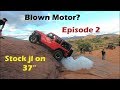 JL Jeep Rubicon stock on 37s vs JL lifted on 40s