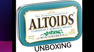 UNBOXING ALTOIDS CURIOUSLY STRONG MINTS (WINTERGREEN FLAVOUR) #Mints #Unboxing #Altoids