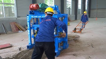 QTF40-2 hand operated simple concrete solid hollow block forming machine