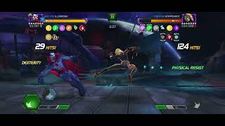 AW, season 64, Node 50, Sinister vs Yelena Belova