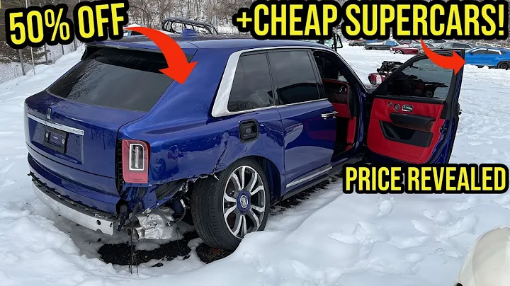 Copart Shopping with a $30k Budget  Walkaround Ft. BMW I8, Lamborghini Urus and Rolls Royce Cullinan