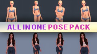 The Sims 4 tutorial How to Create All in One Pose Pack