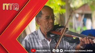 Di Usia Emas Pak Long Terus Bertahan Gesek Biola
