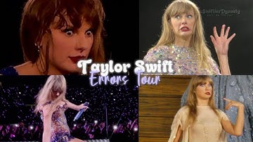 Taylor Swift ✨THE ERRORS TOUR✨ | Funny tour moments 😜🤣
