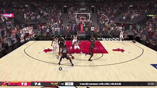 2K 24 quick play full game Chicago Bulls Vs. Miami Heat