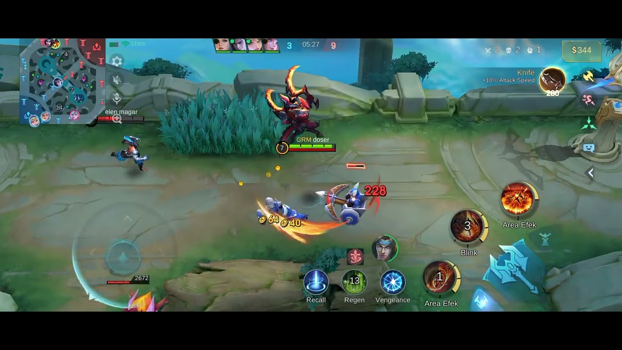 Masih pemula om mobile legends @thamuz