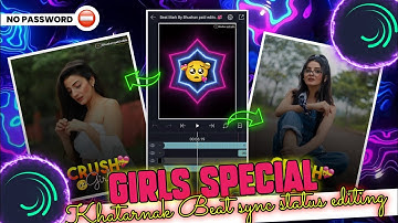Girls special Beat sync Shake effect status || Alight motion video editing 🤓💝