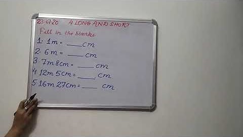 Maths||Class 3||Chapter 4||Long and ShortConversion from metre to Centimetre || Shortcut method