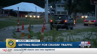 Crews preparing for heavier traffic during Cruisin' weekend