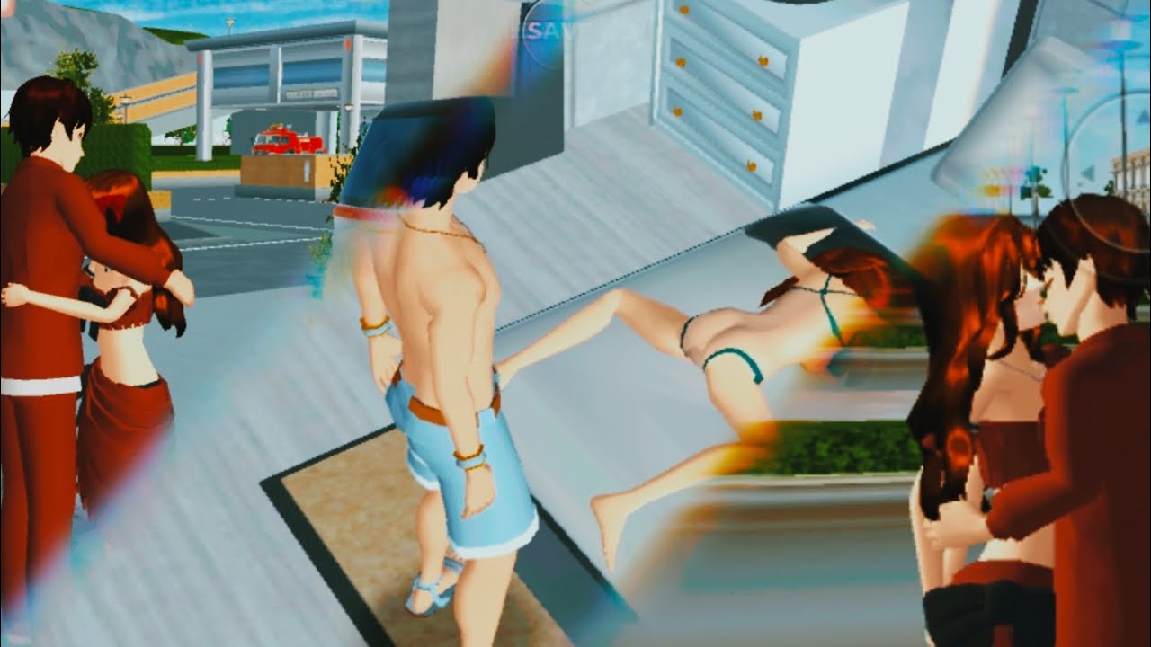 Love that cross the line💔😭part1 with tutorial (Short film 📽️) |Sakura school simulator| #SAKURAlily🌷