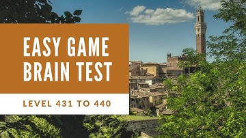 Easy Game Brain Test Level 431 to 440 Walkthrough