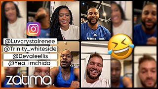 Crystal Renee Hayslett Devale Ellis Trinity Whiteside Chido IG LIVE FULL LIVE