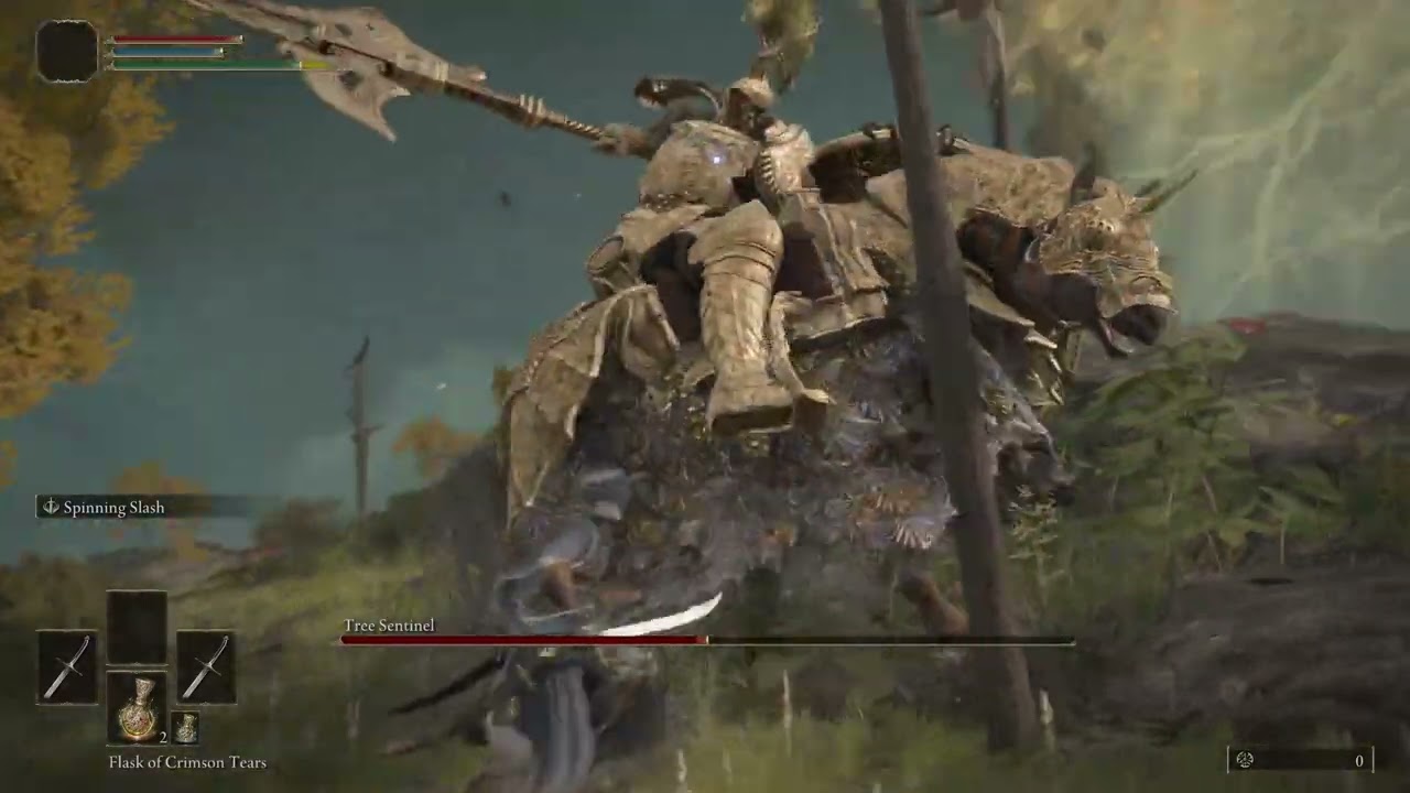 Tree Sentinel at Base Stats – No Death | ELDEN RING