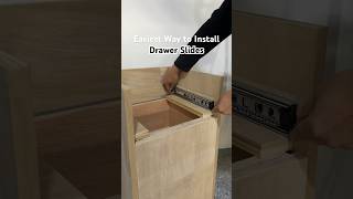 Easiest Method to Install Drawer Slides