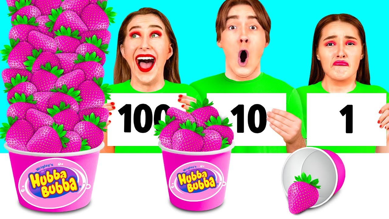 100 Katmanlar Gida Mücadelesi | Muhteşem Yemek Tarifleri TeenChallenge