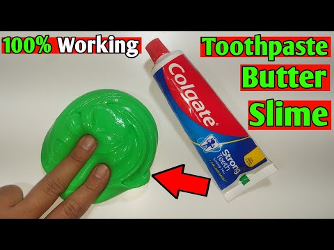 Colgate Toothpaste Slime ASMR l How to make slime with Colgate Toothpaste l Slime With Toothpaste