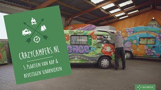 Hefdak Crazycampers Monteren. Deel 5 Plaatsen Van Kap & Bevestigen Scharnieren