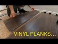 How to install vinyl plank flooring  first time  easy diy steps