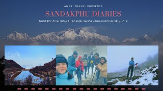 Sandakphu Diaries | A Complete Trek & Adventure | AnPri Travel | Travel Vlog | 4k Virtual Tour