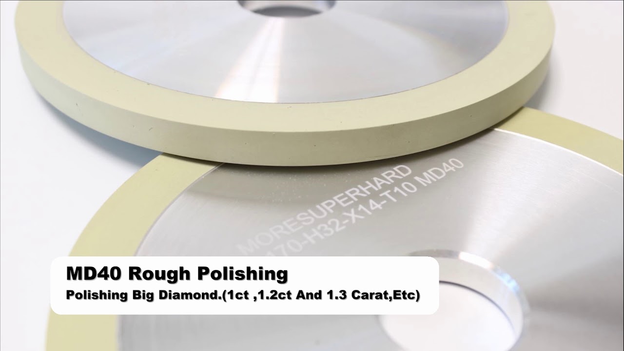 Natural Diamond polishing, ceramic diamond bruting wheel YouTube