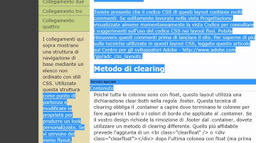 spry collapsible panel dreamweaver cs5 video tutorial italiano