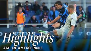 Atalanta vs Frosinone highlights (4-4) - Serie A