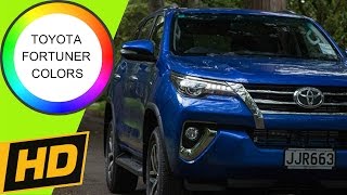 2016 Toyota Fortuner Colors