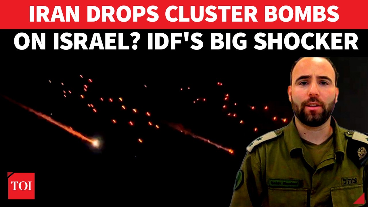 Iran RAINS Cluster Bombs On Israel? IDF's Bombshell Amid New Wave Of Strikes From Tehran | Watch