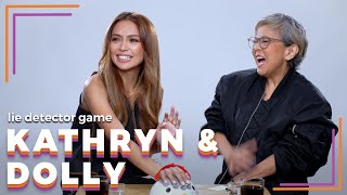 Celebrity Kathryn Bernardo and Dolly De Leon Play a Lie Detector Drinking Game | Filipino | Rec•Create Net Worth