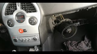 Cabin air fan malfunction on Renault Modus
