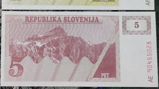 Slovenia Currency || Slovenia Tolar || European Currency note