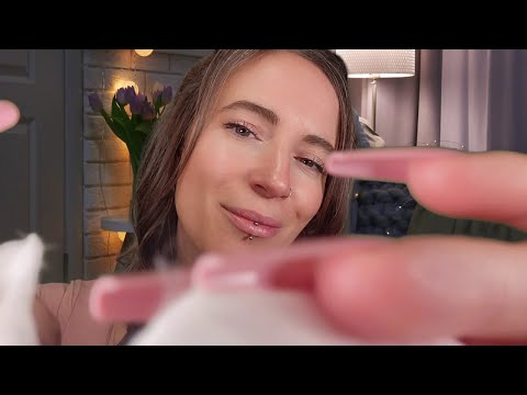 ASMR - Friend Does Your Evening Skin Care (Layered Sounds) 🌛😴⭐💤