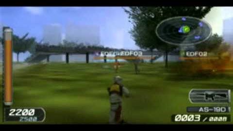 Earth Defense Force 2 Portable (PSP) - Match Up Gameplay