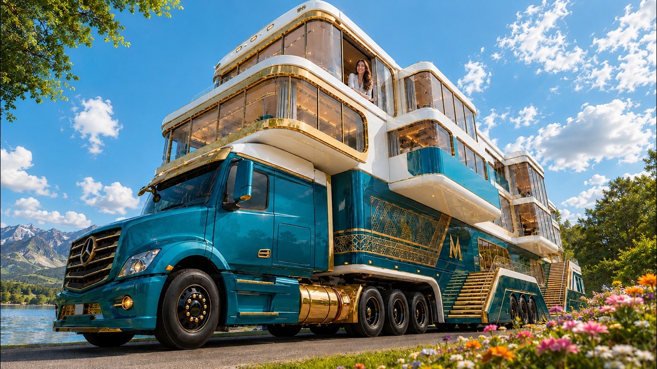 Large Mercedes Rv This $2 7M Mega Mercedes RV Feels Bigger Than A Mansion! - YouTube