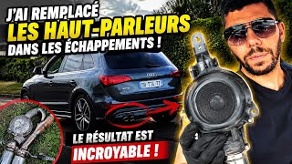 J'ai remplacé les haut-parleurs dans les échappements du SQ5... le résultat est INCROYABLE ! 🔊😱
