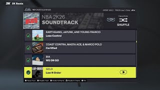 GELO - Law N Order (Clean) NBA 2K26 Soundtrack