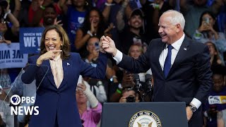 WATCH LIVE: Harris and Walz hold campaign rally in Detroit